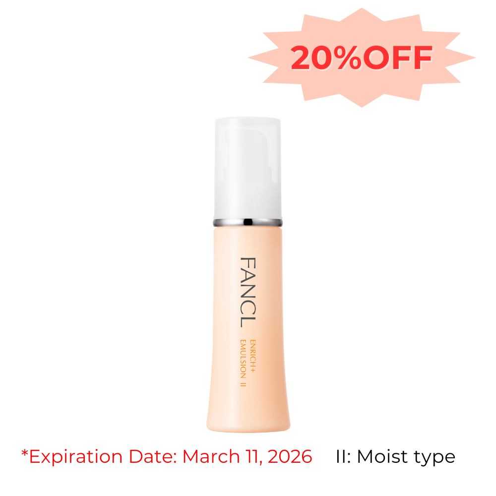 Enrich+ Emulsion II | FANCL | Japanese leading skincare brand