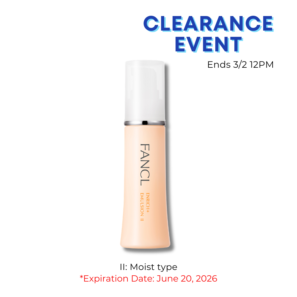 Enrich+ Emulsion II | FANCL | Japanese leading skincare brand