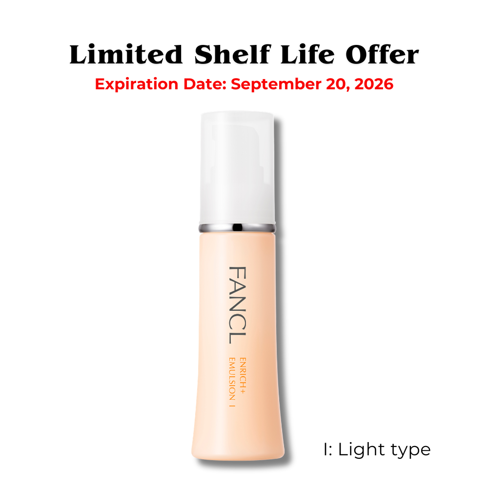 Enrich+ Emulsion I | FANCL | Japanese leading skincare brand